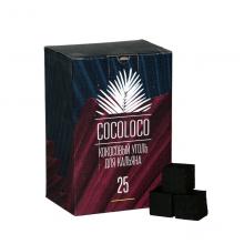 Уголь для кальяна - Коколоко (Cocoloco) 72 шт (25*25) 1кг